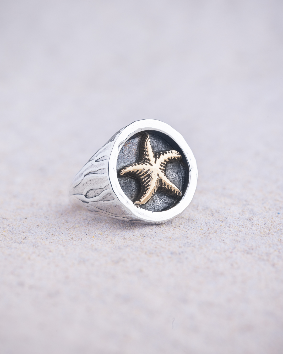 Anello Stella Marina chevalier tondo