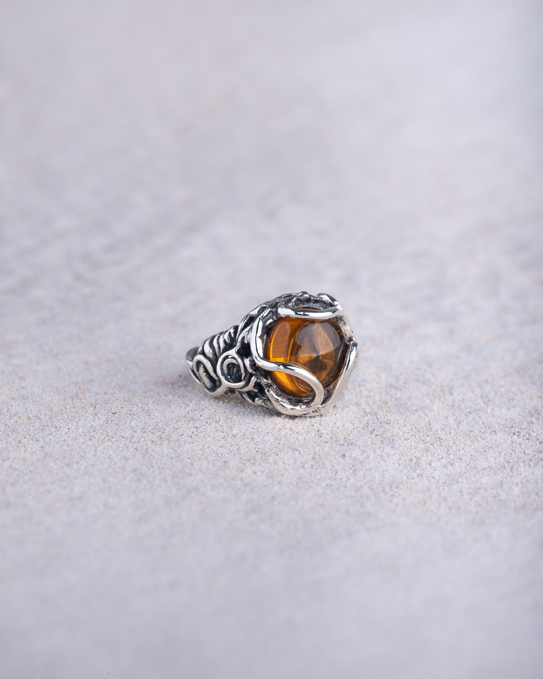 Anello Aura pietra media