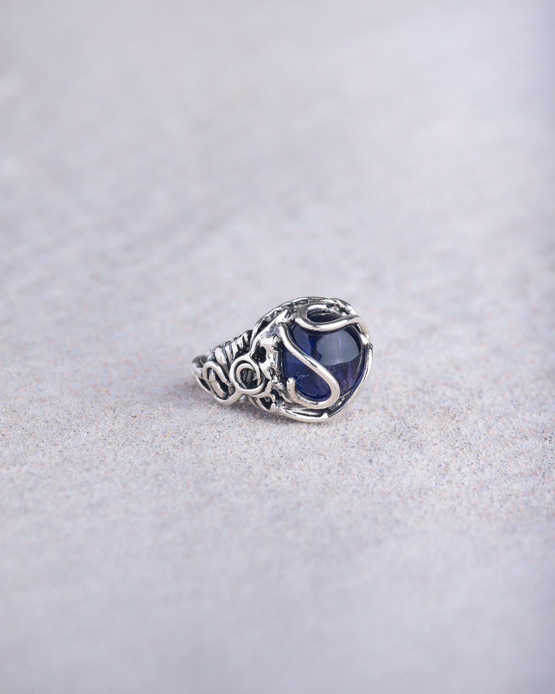 Anello Aura pietra media