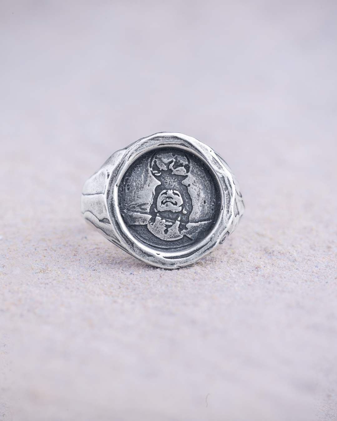 Anello Maradona - Life is life chevalier tondo