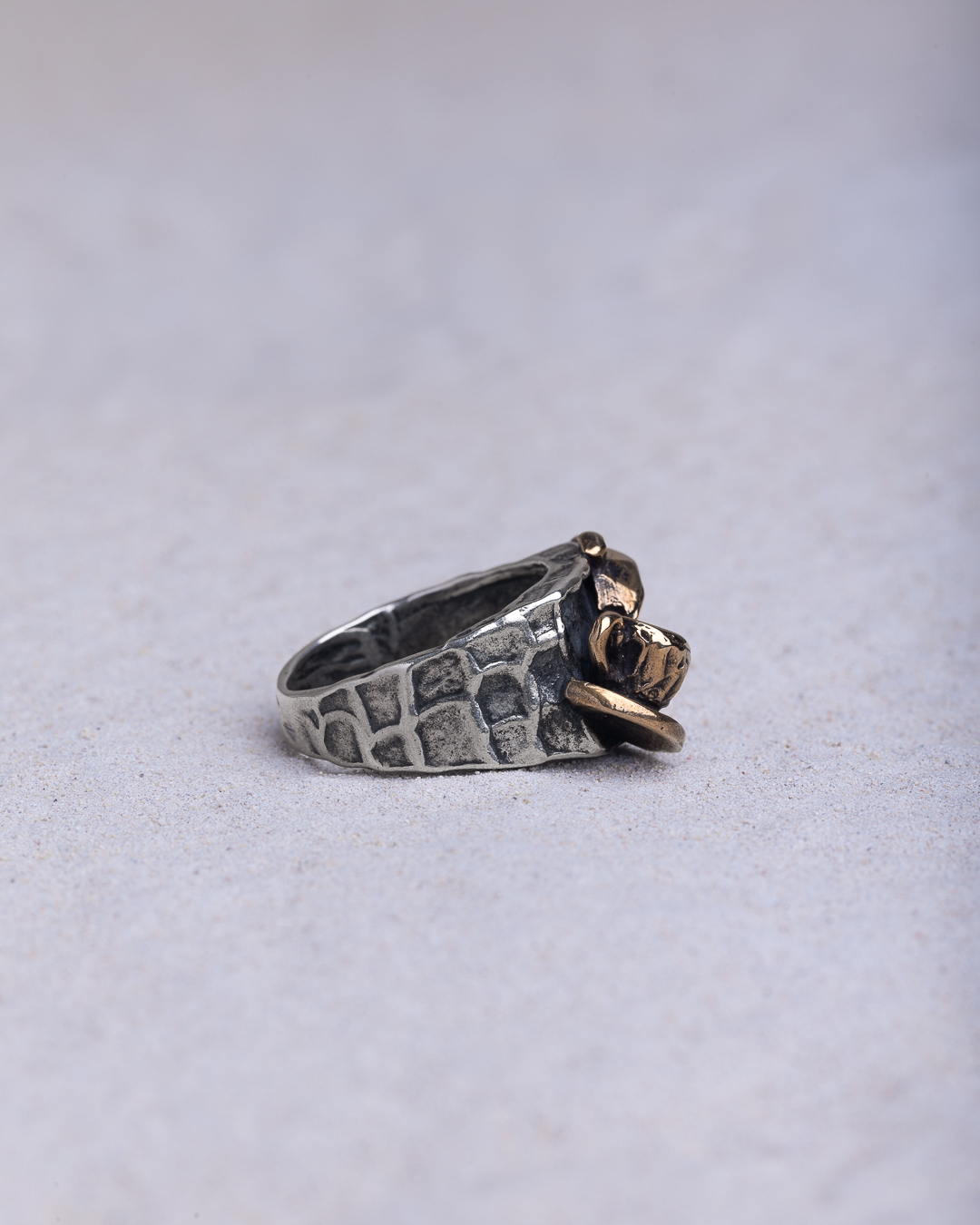 Anello Moka & Tazzina Chevalier rettangolare