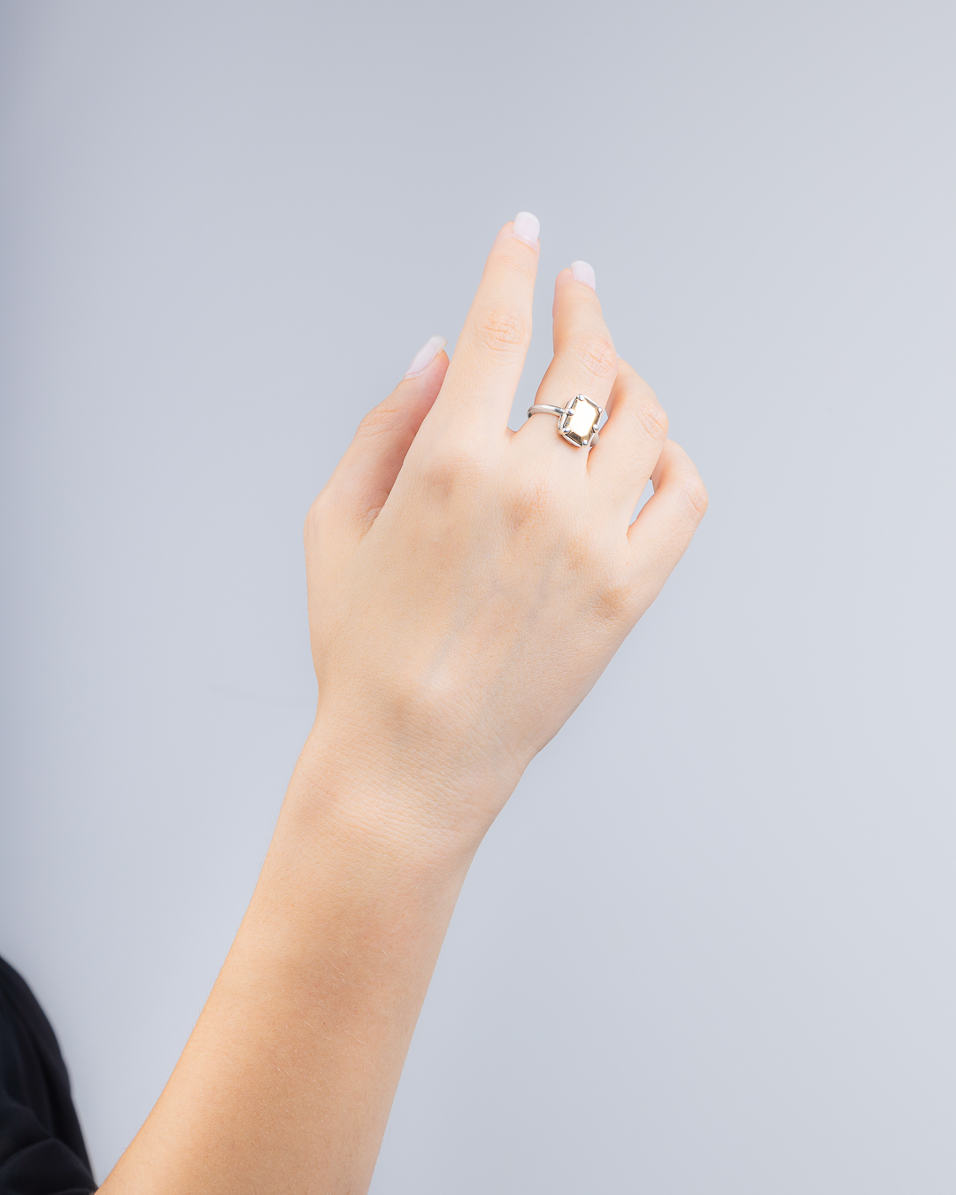 Anello Stil Novo Solitario Baguette