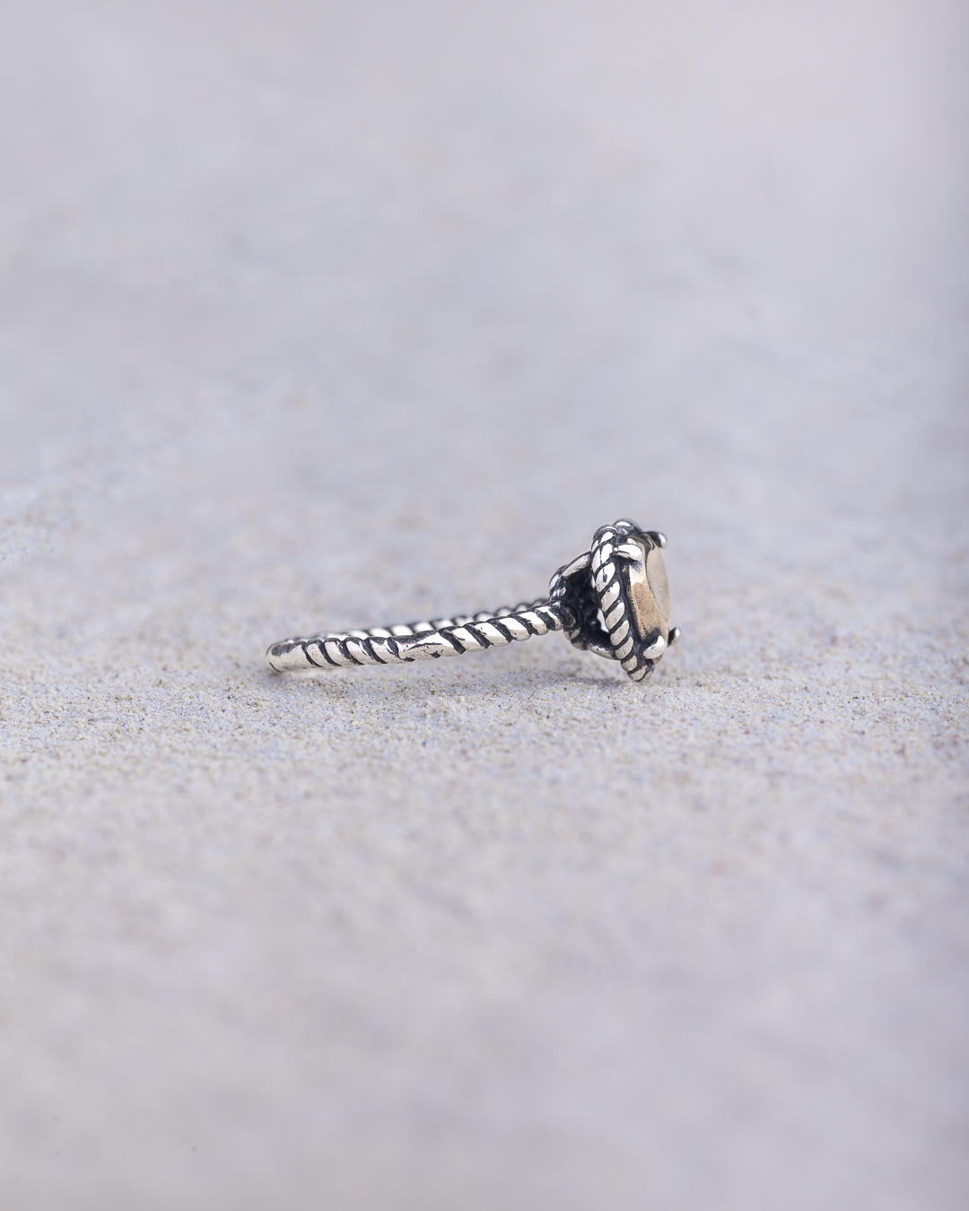 Anello Stil Novo Solitario Cuore