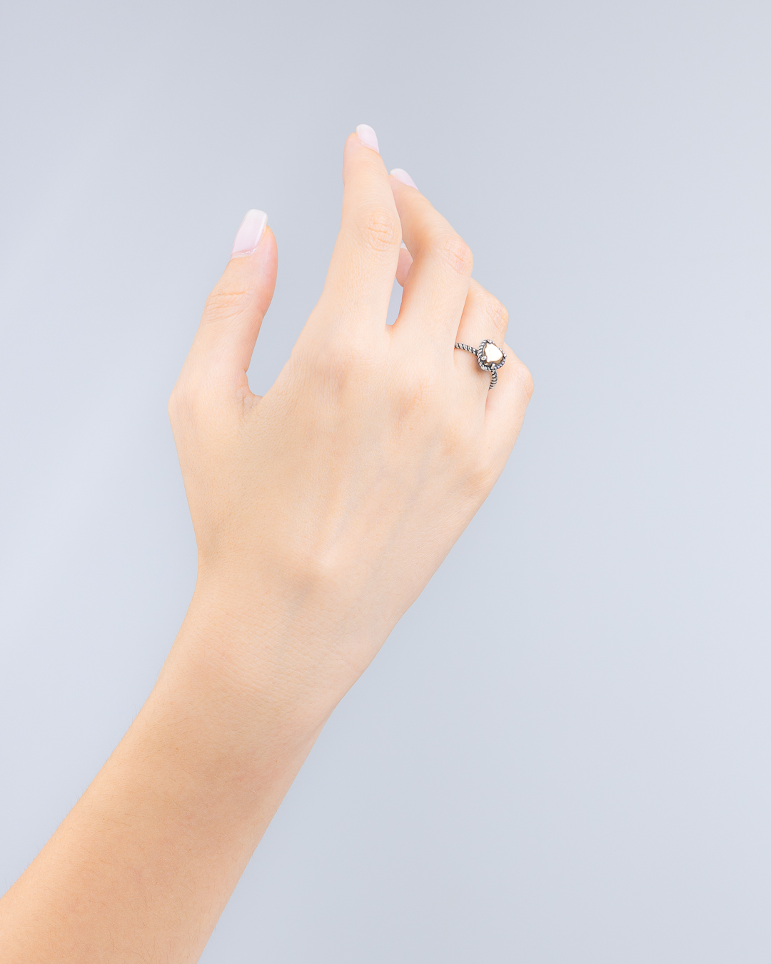 Anello Stil Novo Solitario Cuore