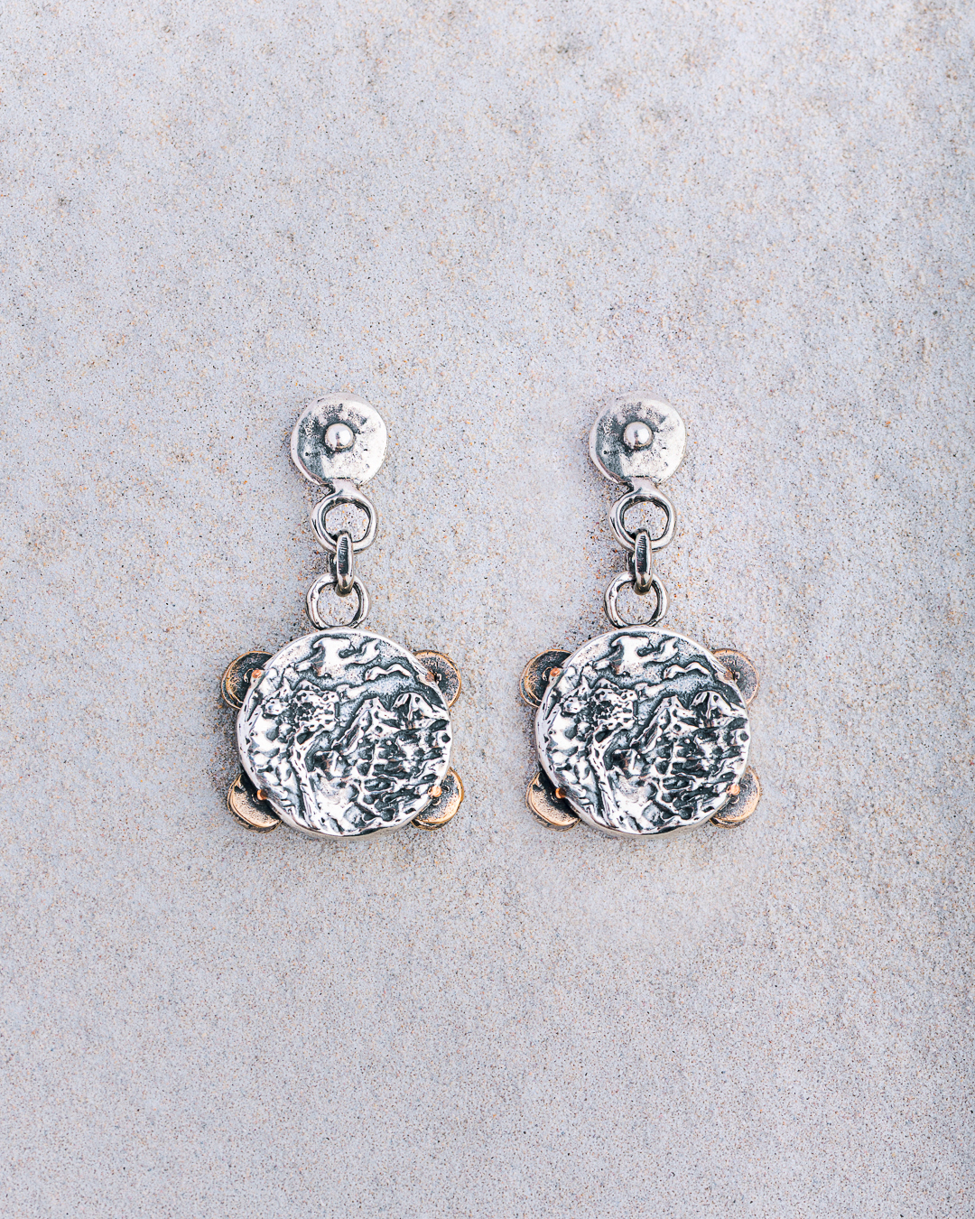 Orecchini Tamburello pendenti