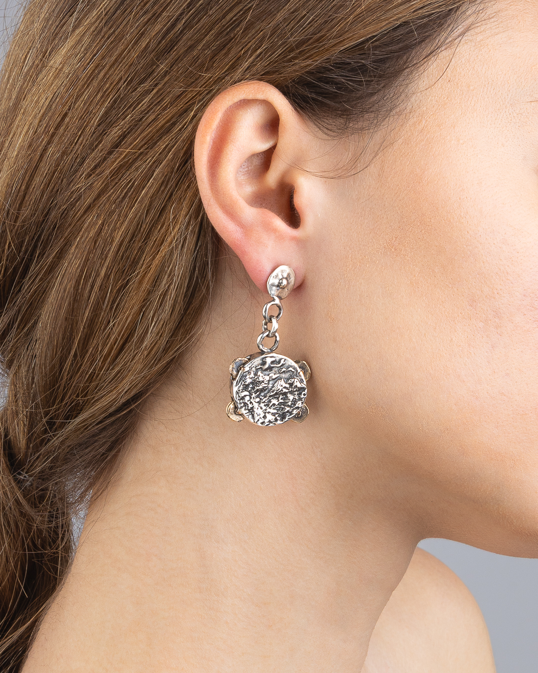 Orecchini Tamburello pendenti