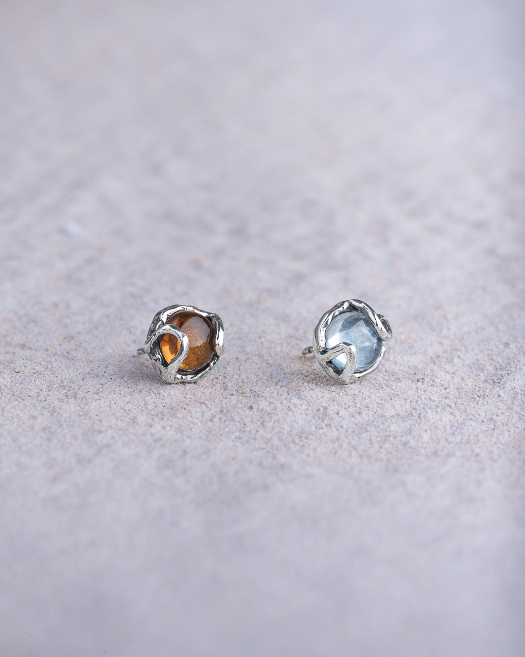 Orecchini Aura toppetta fissa