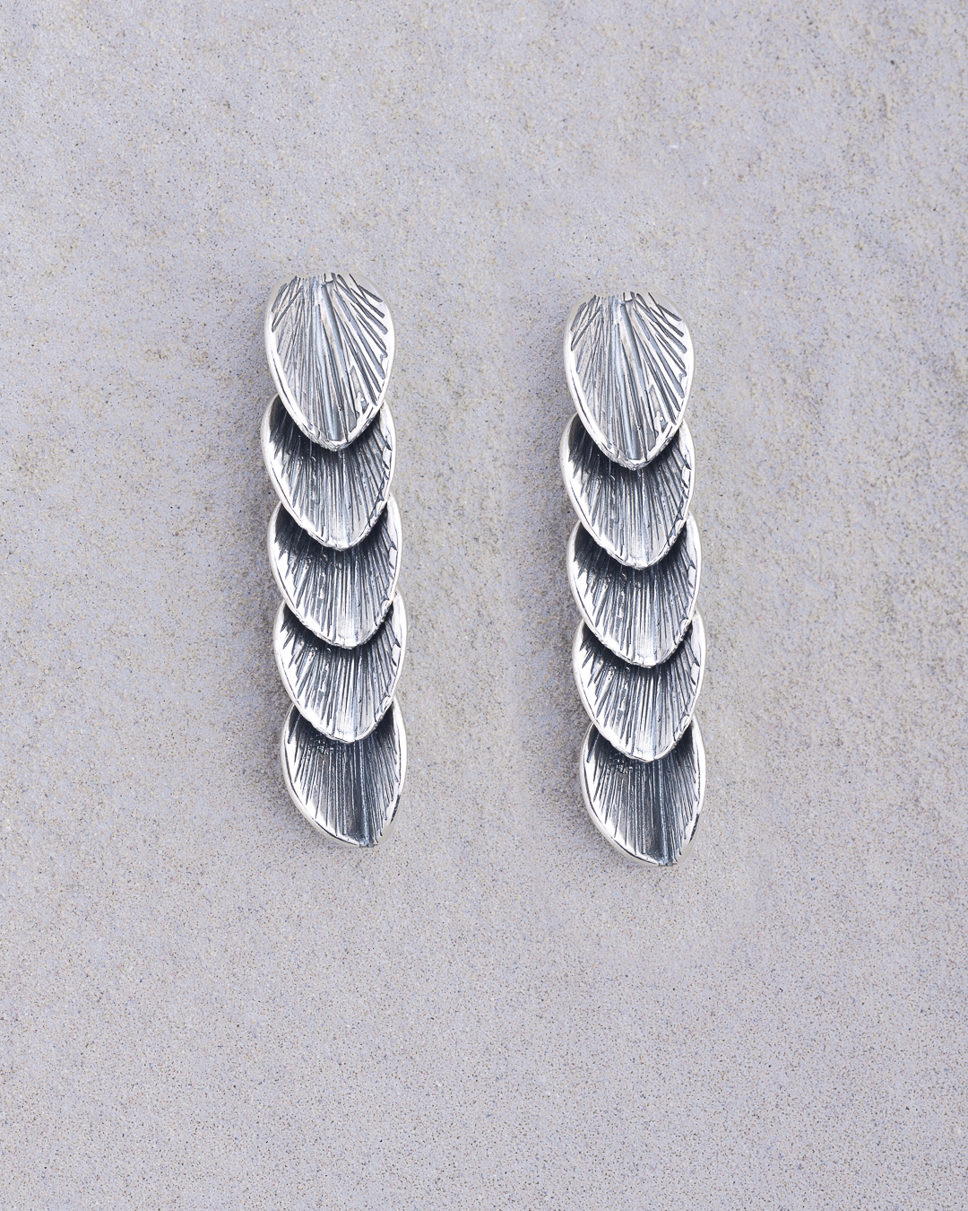 Orecchini Foglie 5 elementi