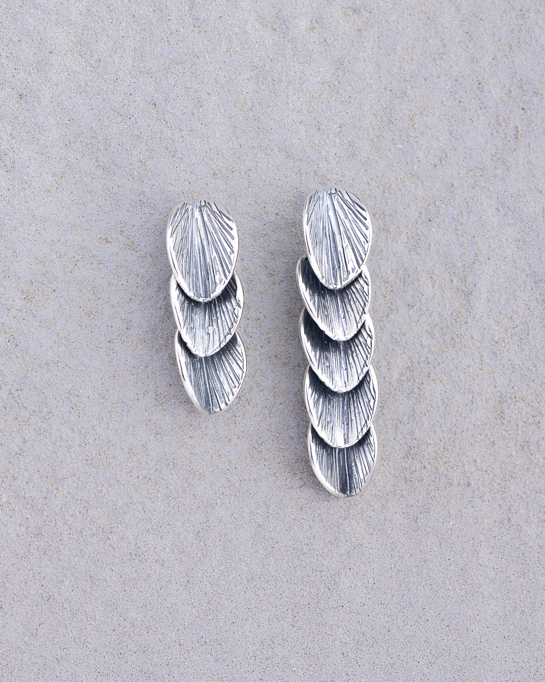 Orecchini Foglie 3 e 5 elementi