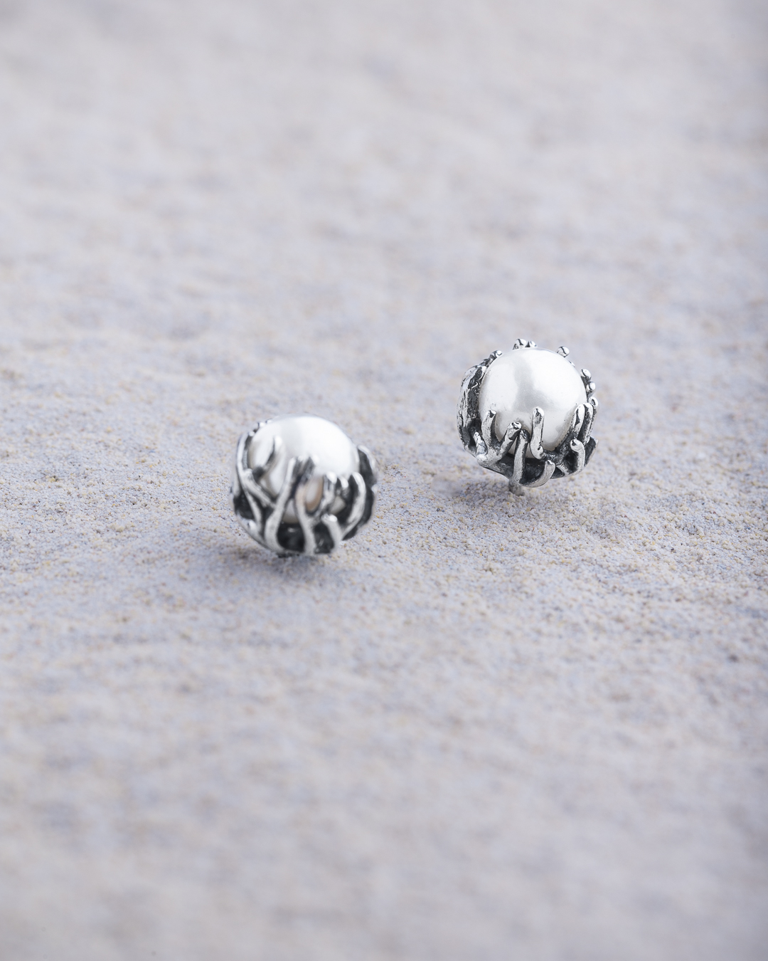 Orecchini Perle di Coco toppetta