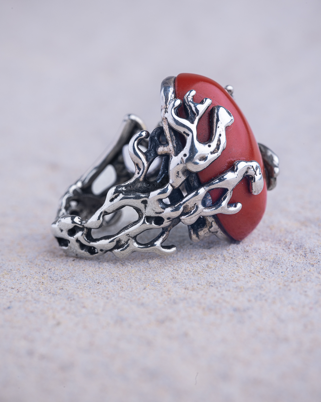 Anello Pasta di Corallo