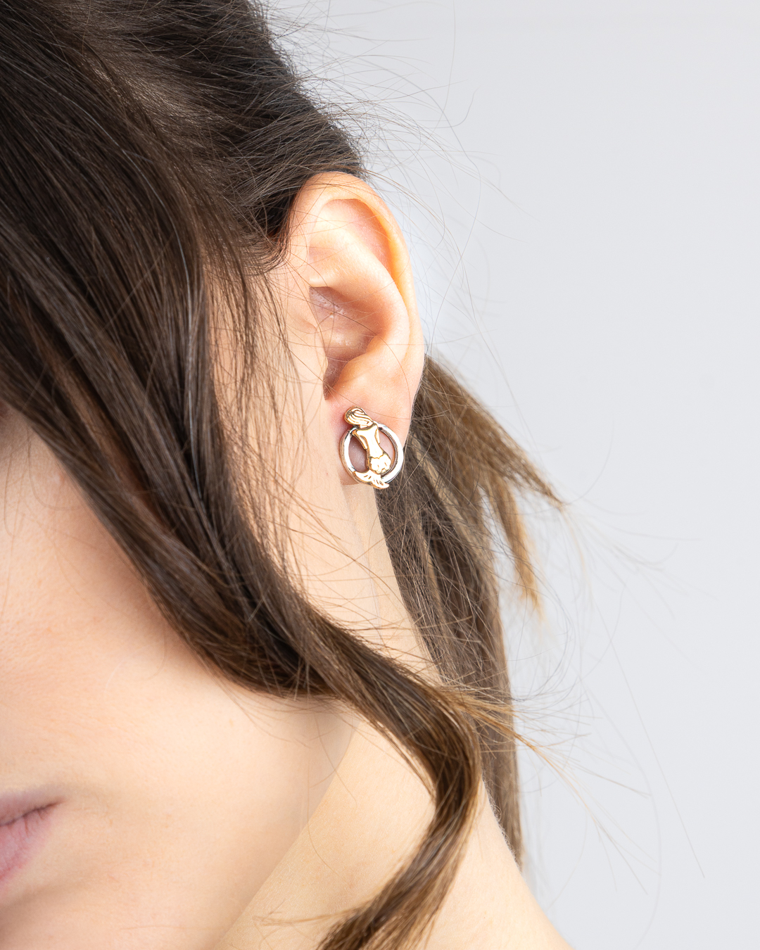 Orecchini Toppetta Partenope bicolor