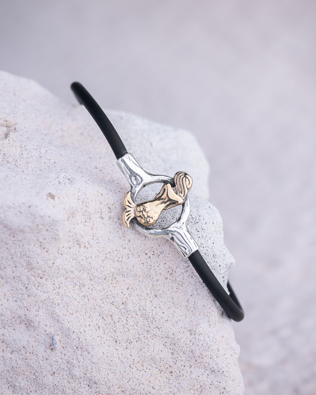 Bracciale caucciu Partenope