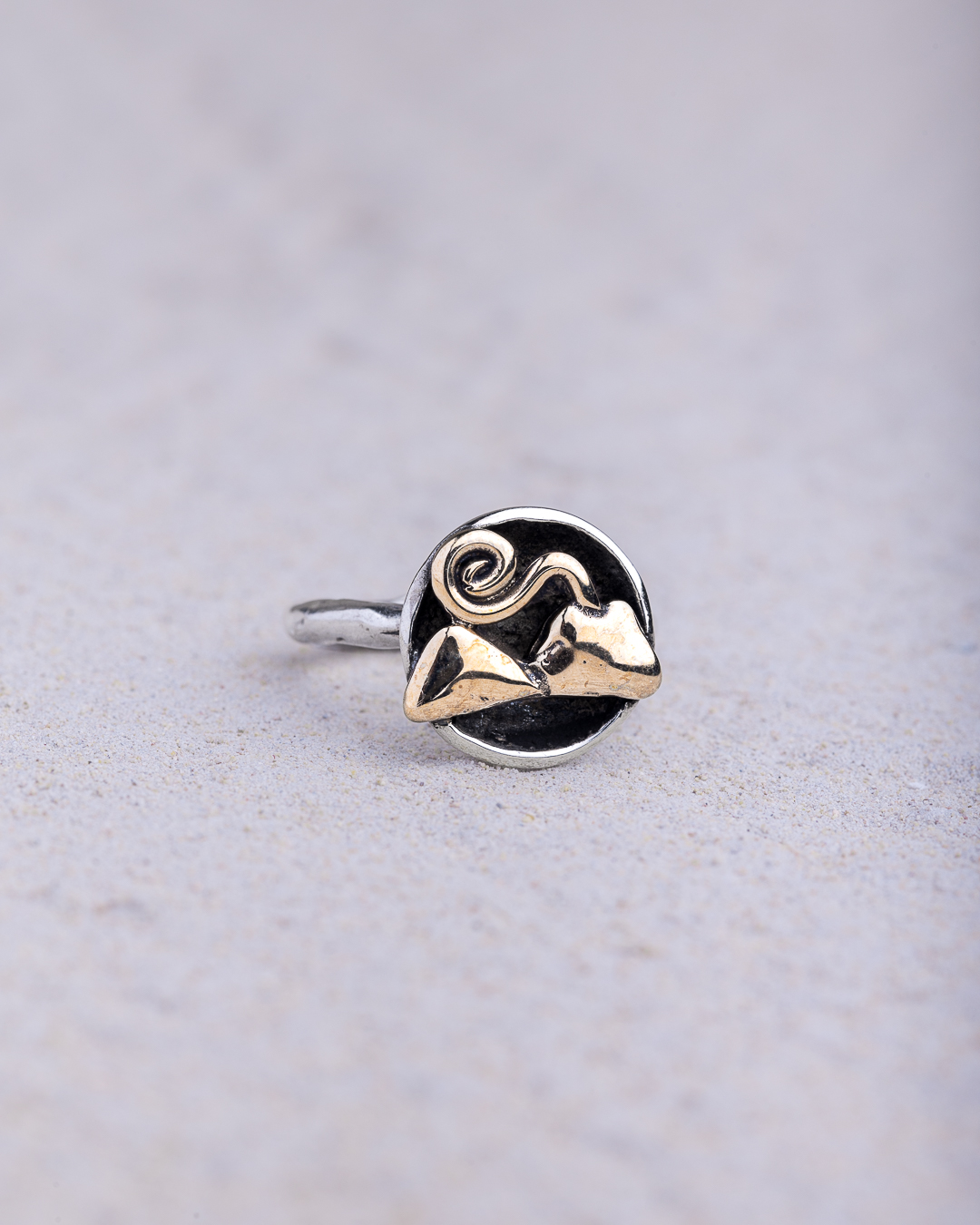 Anello Filo Vesuvio fumante