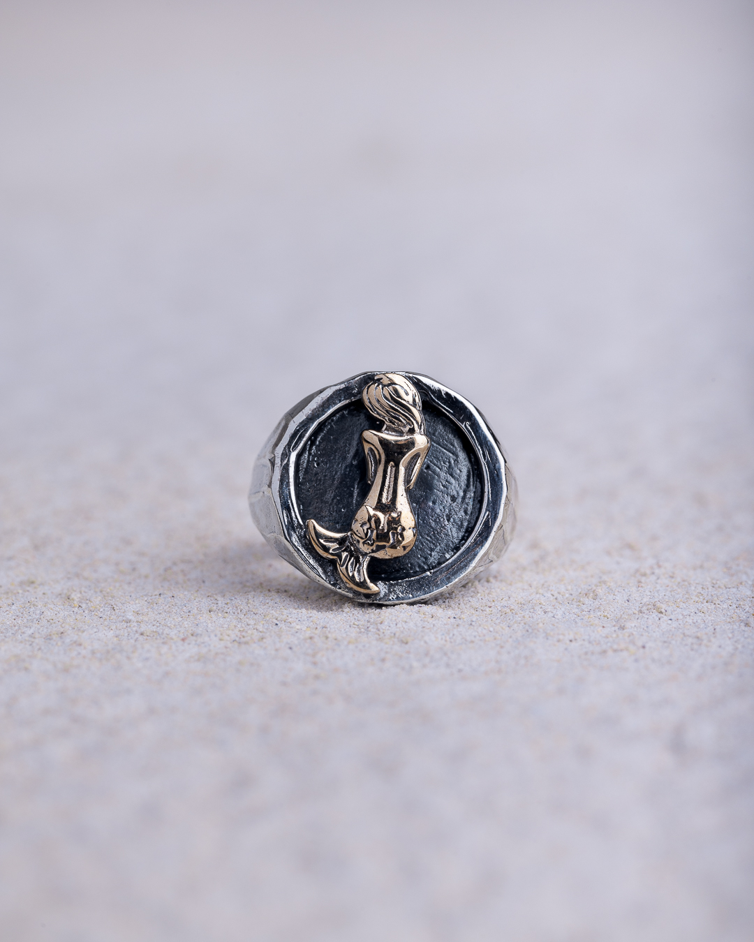 Anello Partenope bicolor