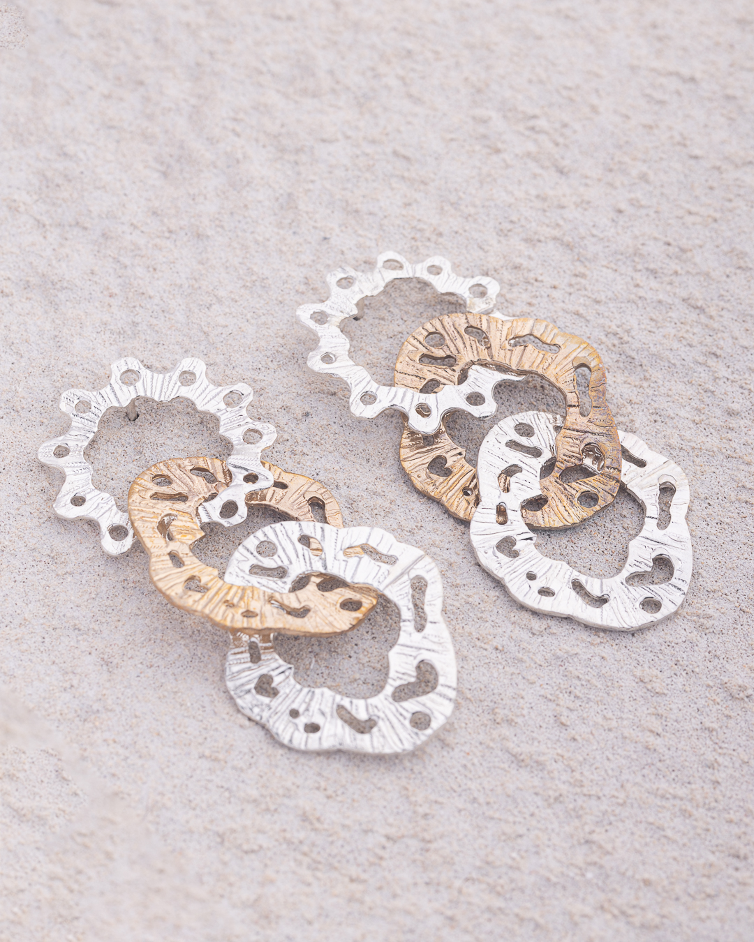 Orecchini Mevora 3 elementi