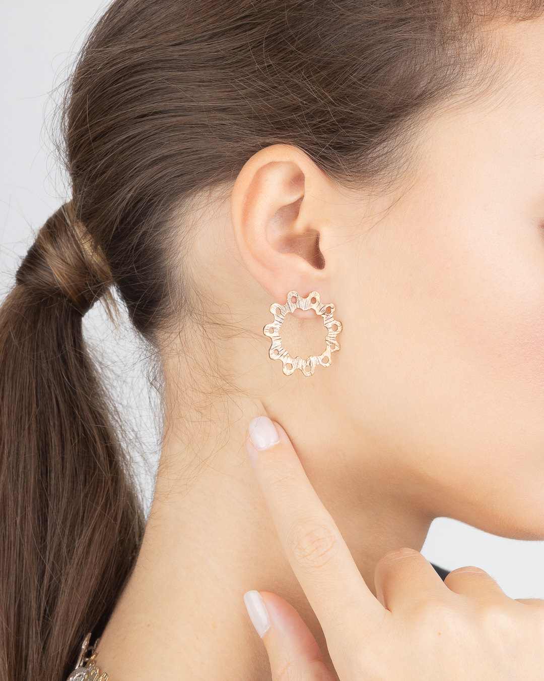 Orecchini Mevora 1 elemento bronzo