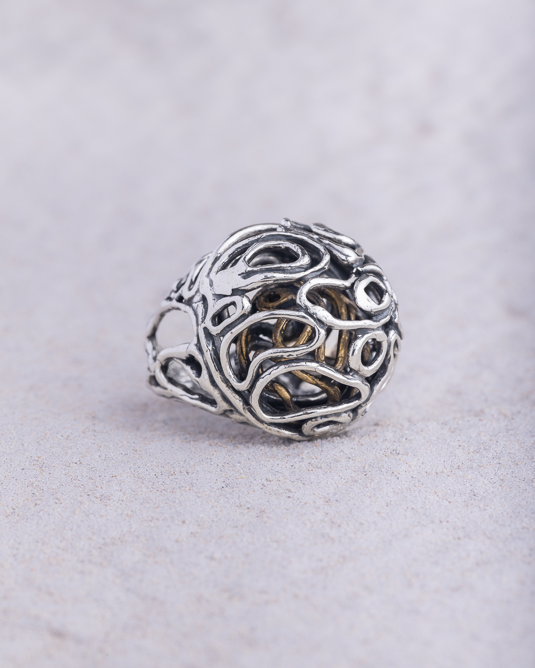 Anello Essentia - Sphera grande