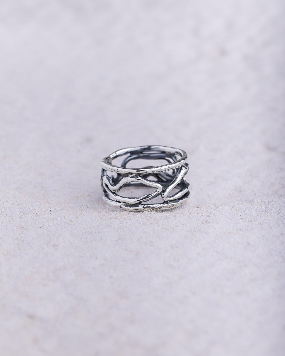 Anello Essentia - Fascia bicolor Laminam