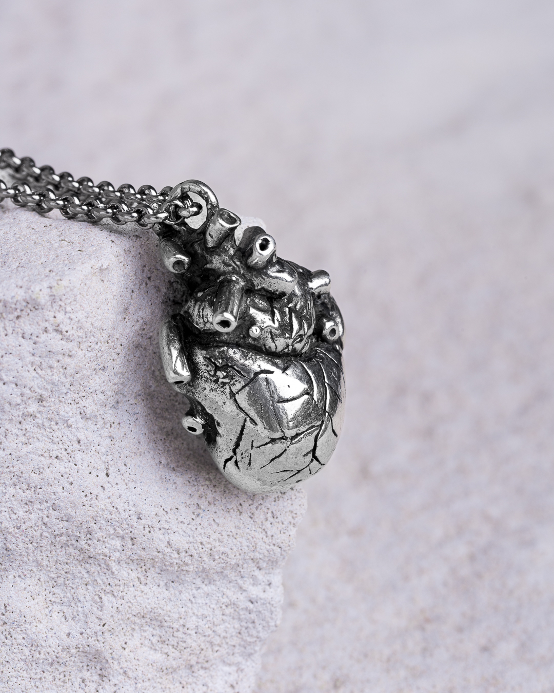 Ciondolo Cuore Argento con catena