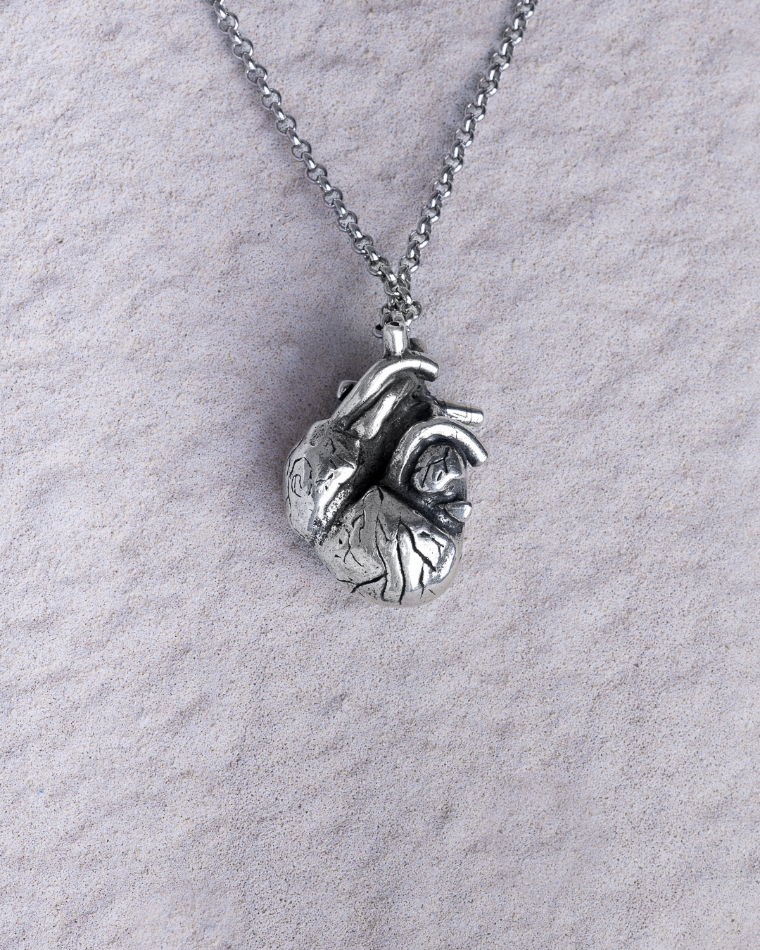 Ciondolo Cuore Argento con catena