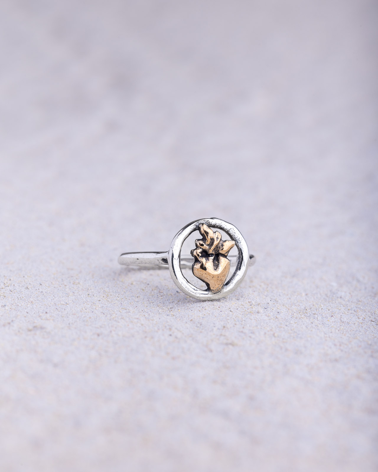 Anello FiloEco Cuore Sacro