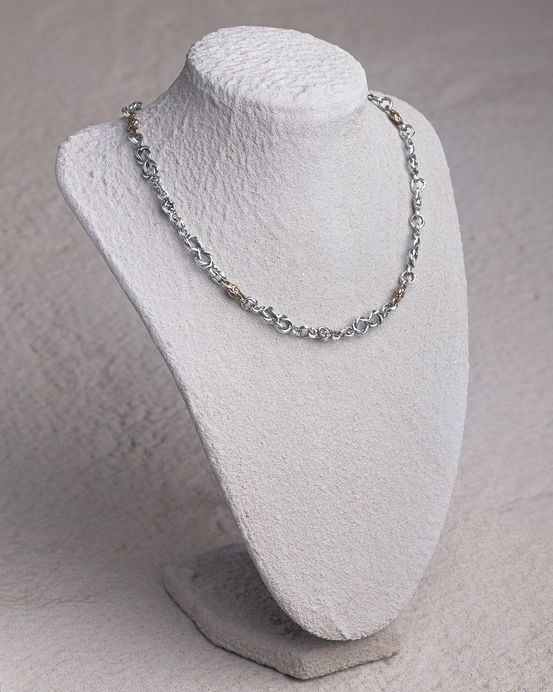 Catena Rocco bicolor 42 cm