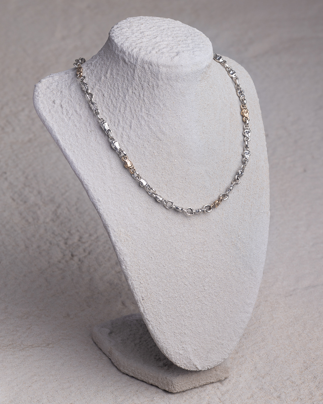 Catena Pepite bicolor 80 cm