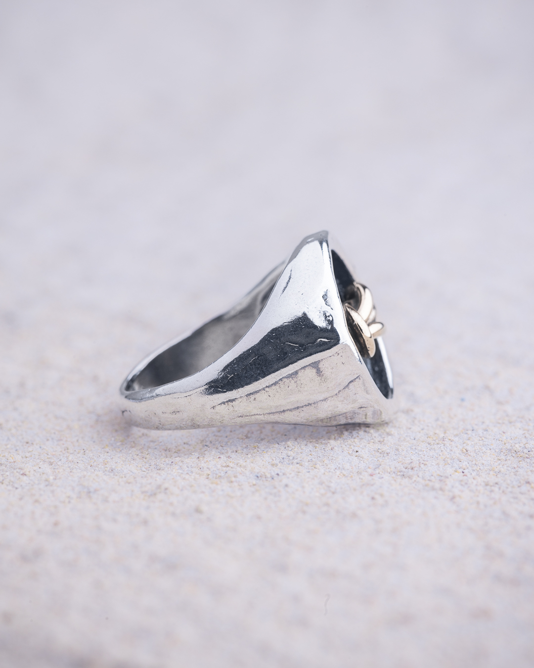 Anello Nodo chevalier tondo