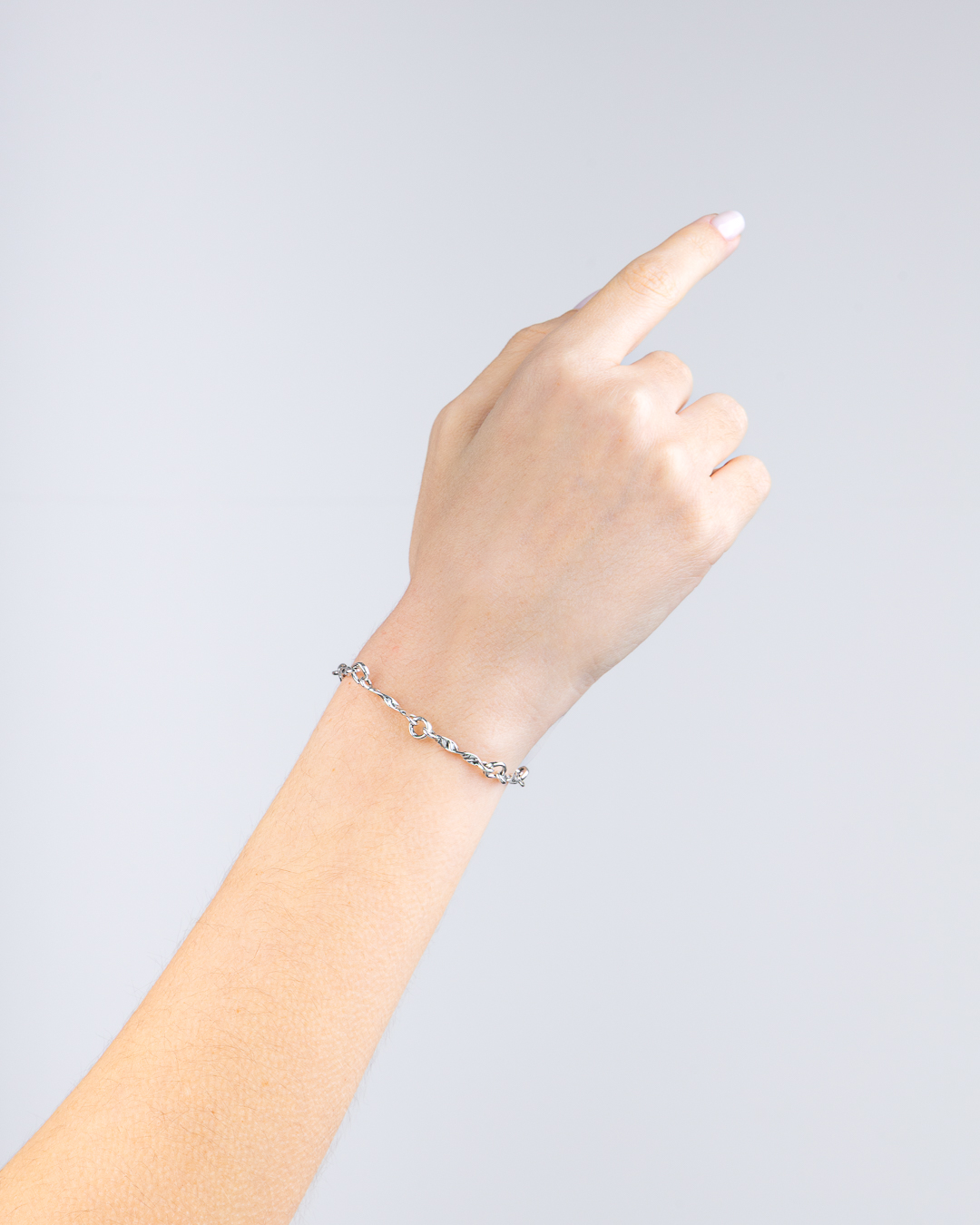 Bracciale Catena Torta argento