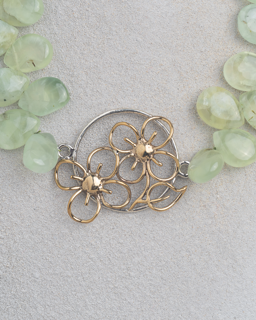 Ciondolo Fiori Dieci Primavere Variante collana con pietre